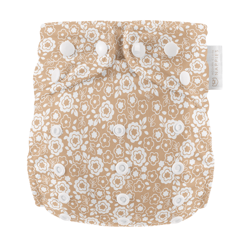 One Size All-In-One Reusable Cloth Nappy - Bloom