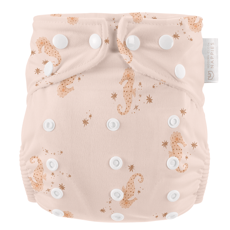 One Size Baby to Toddler Reusable Swim Nappies - Seahorse Snuggles