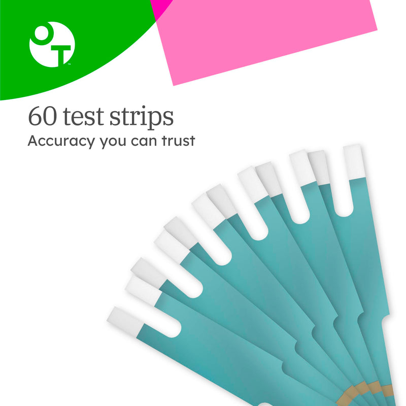 OneTouch Ultra Plus Flex Test Strips – 60 ct (2 Boxes) | Compatible with Ultra Plus Flex Meter