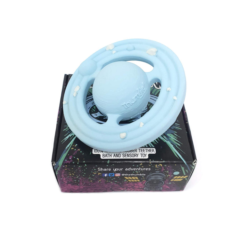 Planet CH3W® Ringed Planet - Natural Rubber Space Teether Toy