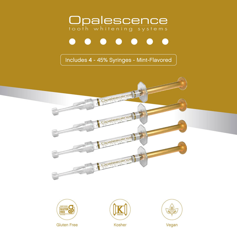 Opalescence 45% Teeth Whitening Gel – 8-Syringe Refill Kit (Mint, PF) by Ultradent