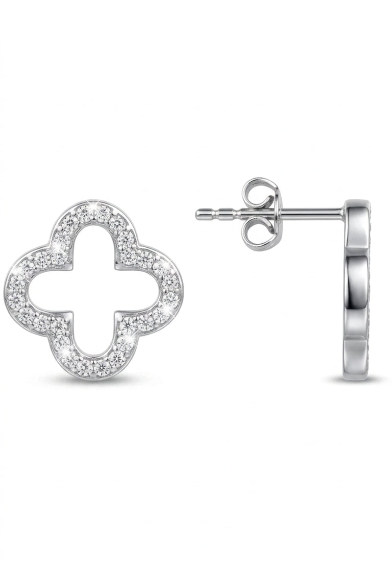 Open Clover Earrings