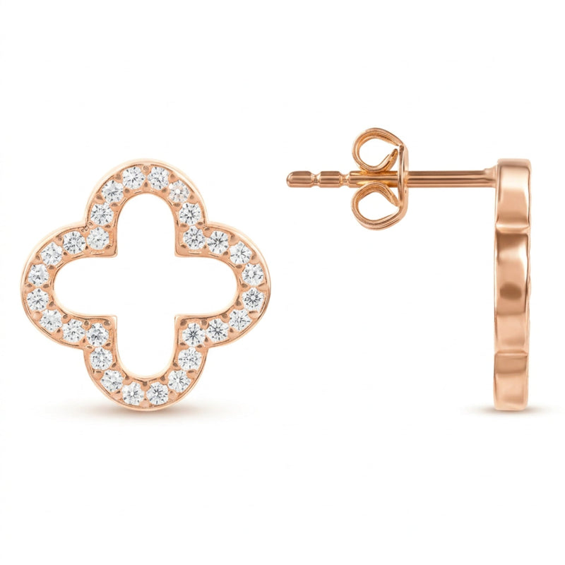 Open Clover Earrings