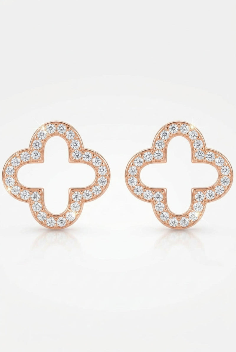 Open Clover Earrings
