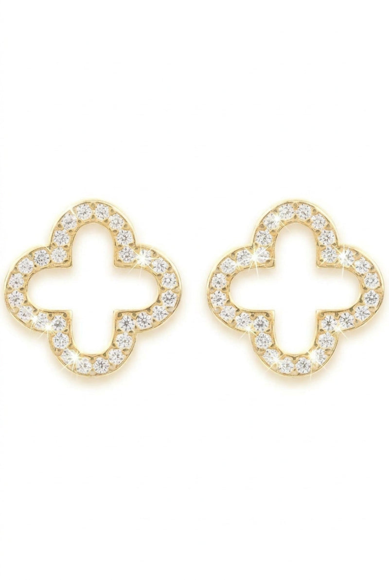 Open Clover Earrings