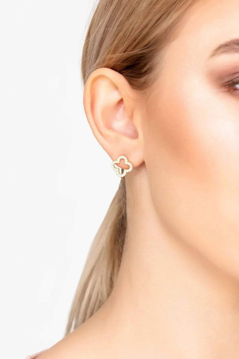 Open Clover Earrings