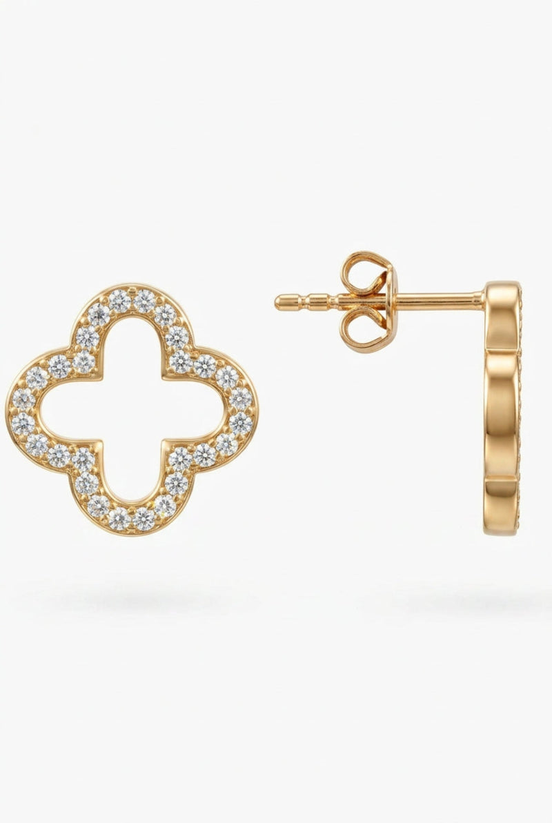 Open Clover Earrings