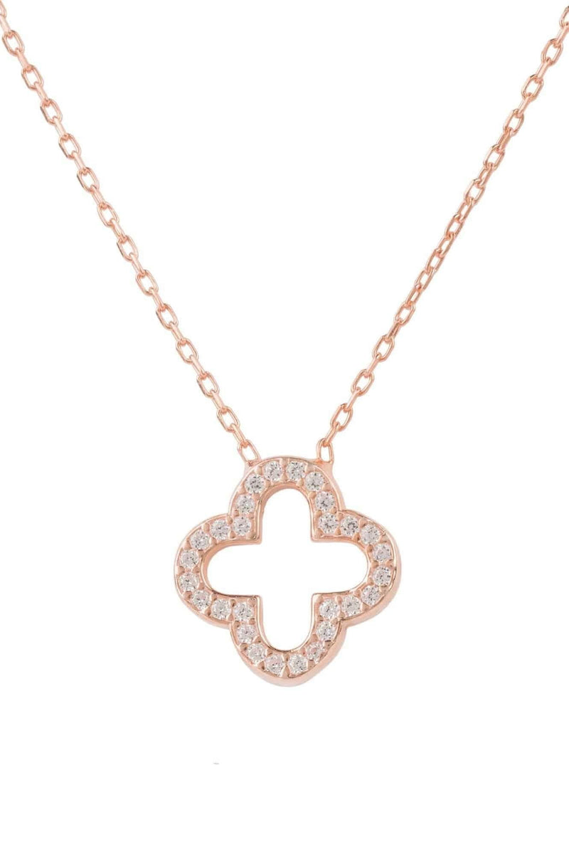 Open Clover Pendant Necklace
