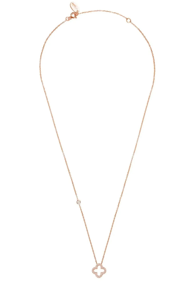Open Clover Pendant Necklace