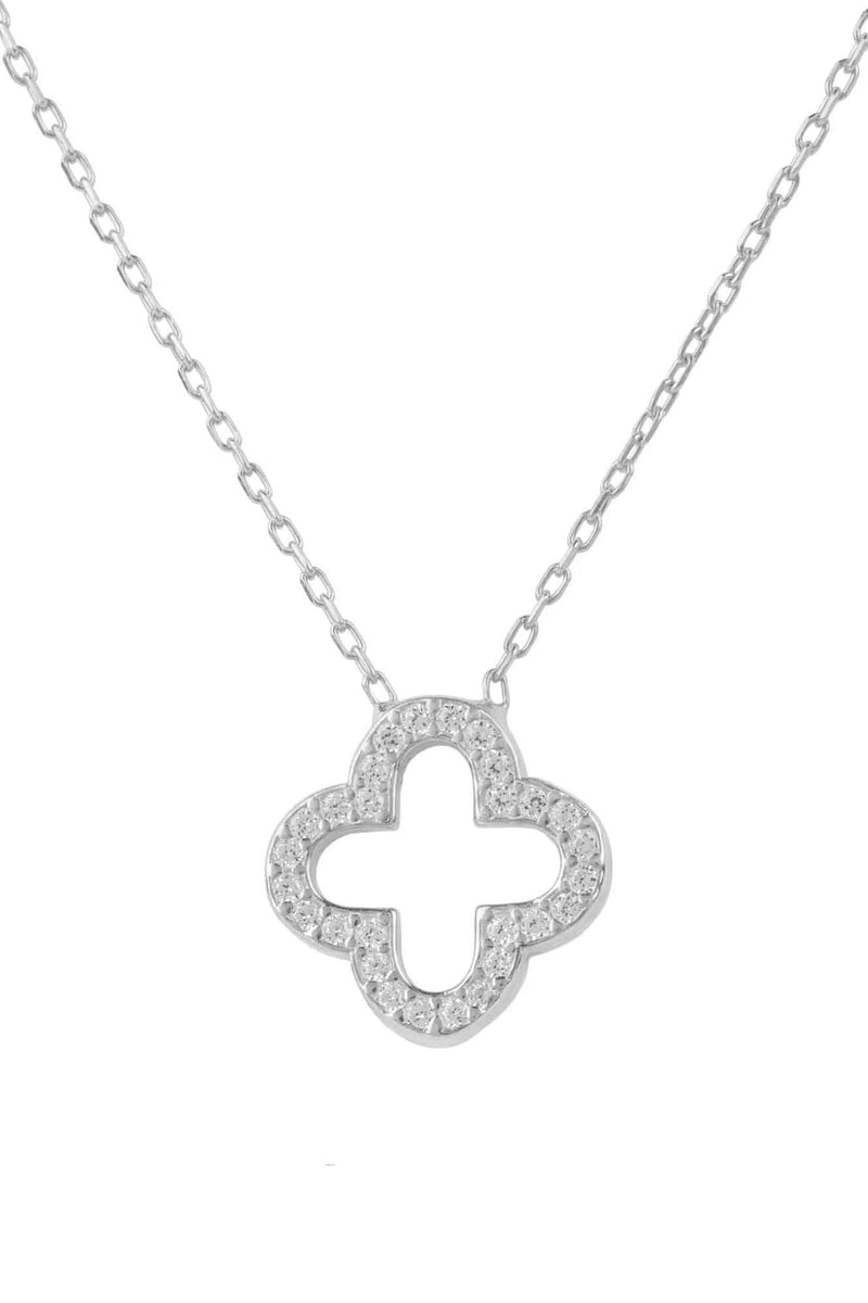 Open Clover Pendant Necklace