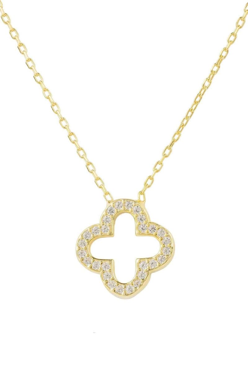 Open Clover Pendant Necklace