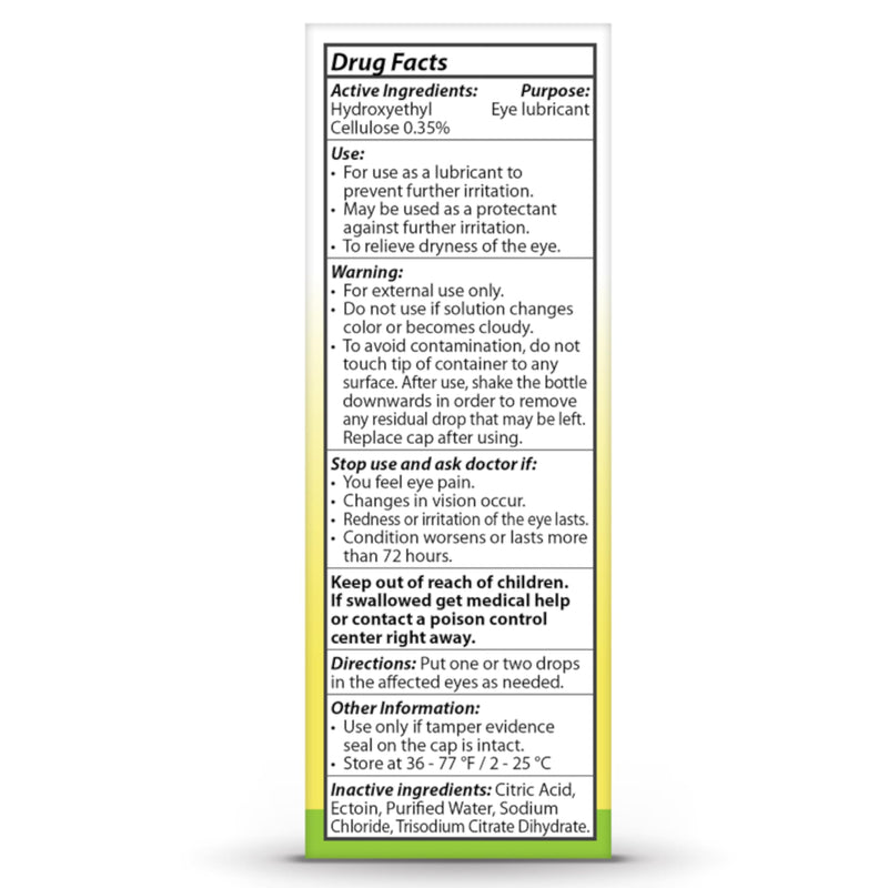Optase Allegro Eye Drops - 33 oz, 300 Doses | Preservative-Free Lubricant for Quick Comfort