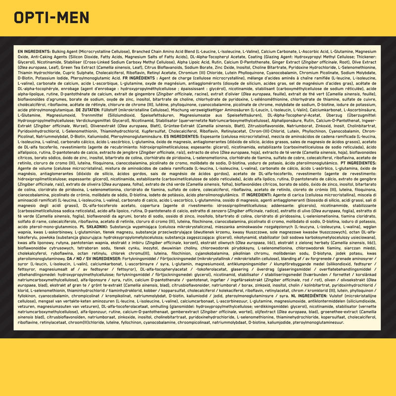 Optimum Nutrition Opti-Men Multivitamin Tablets - Pack of 90 (Packaging May Vary)