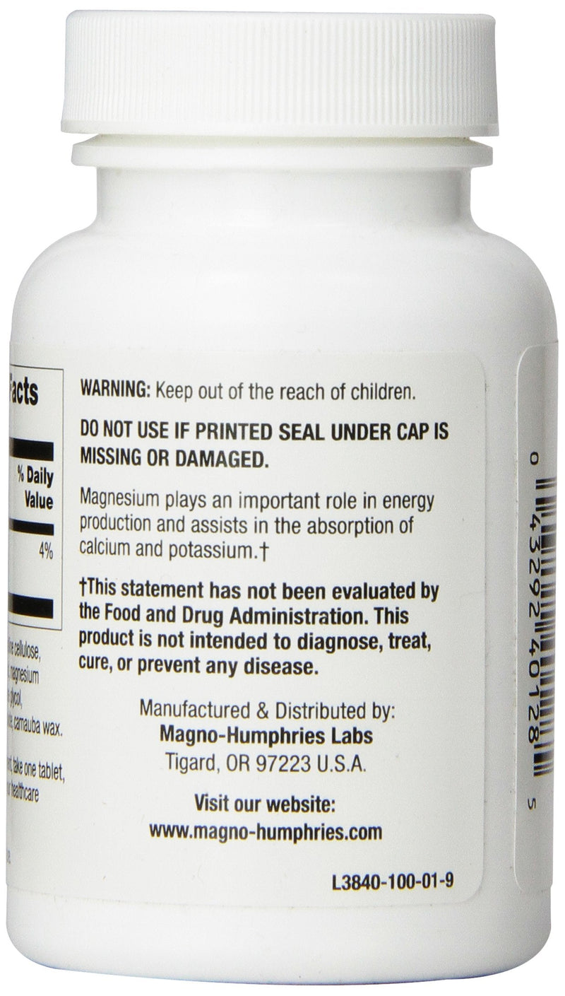 Optimum Magnesium Gluconate Tablets, 250 Mg, 100 Count