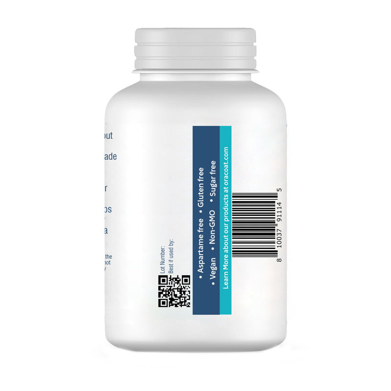 OraCoat XyliGum Dry Mouth Sugar Free Gum, 100 Piece Bottle, Spearmint Chewing Gum with Xylitol for Dry Mouth, Helps Stimulate Saliva, Breath Freshener, Supports Teeth & Gum Health (Pack of 2)