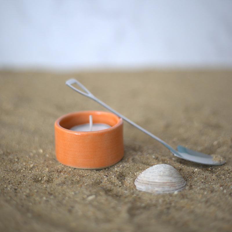 Mandarin Orange Classic Tea Light Holders