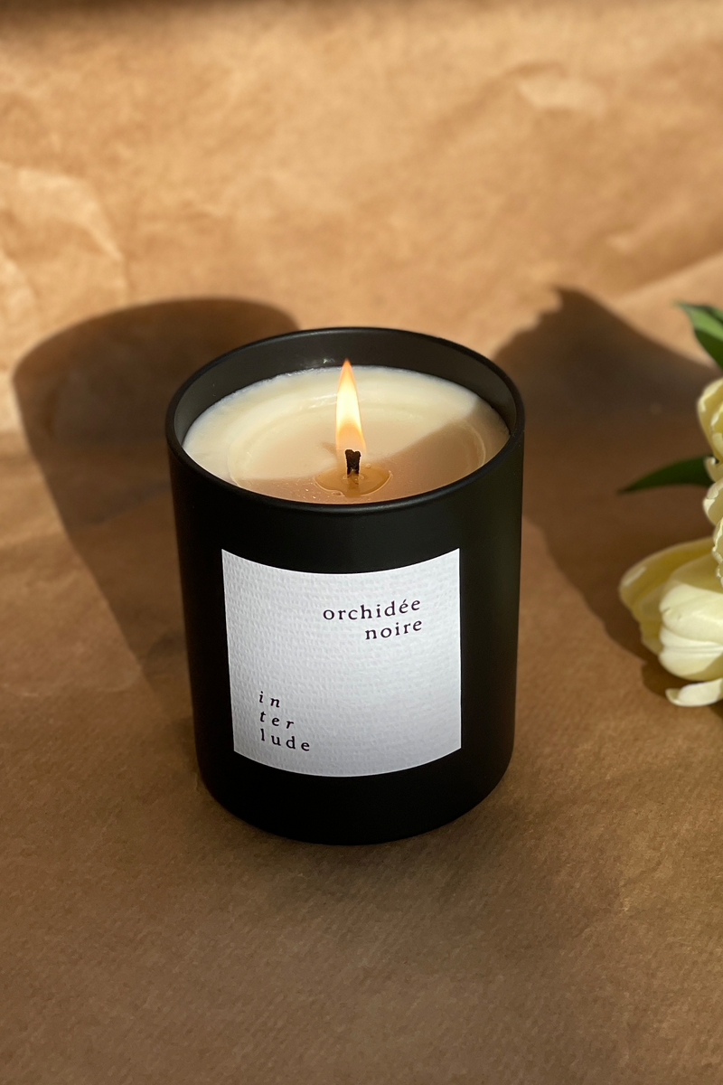 Orchidée Noire Bougie Parfumée