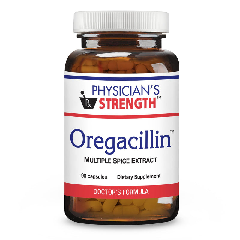 Physician's Strength Oregacillin - 90 Capsules | Multi-Spice Oregano Extract for Respiratory Health