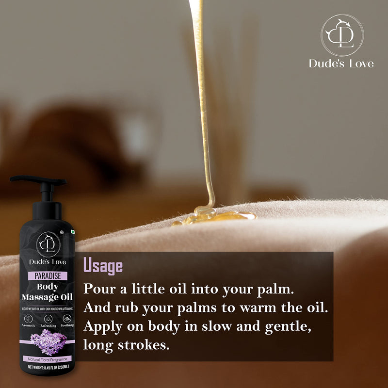 Organic Lavender & Orange Blossom Massage Oil – Calming, Non-Sticky | 8.45 oz