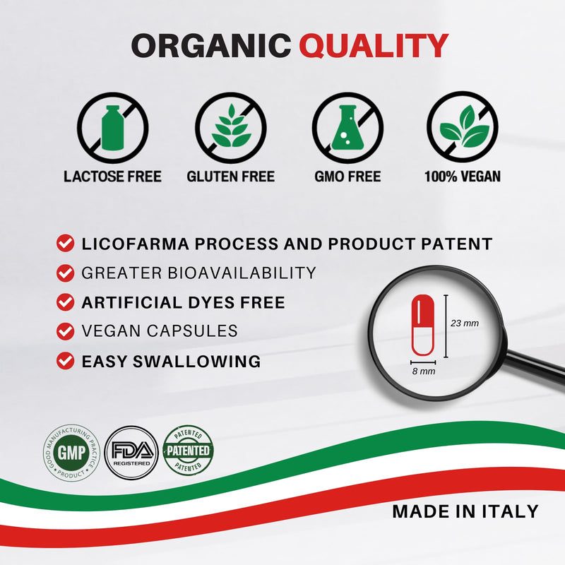 Organic Lycopene | Antioxidant Natural Supplement | with Organic Lycopene from Tomato | 150 Capsule Pack