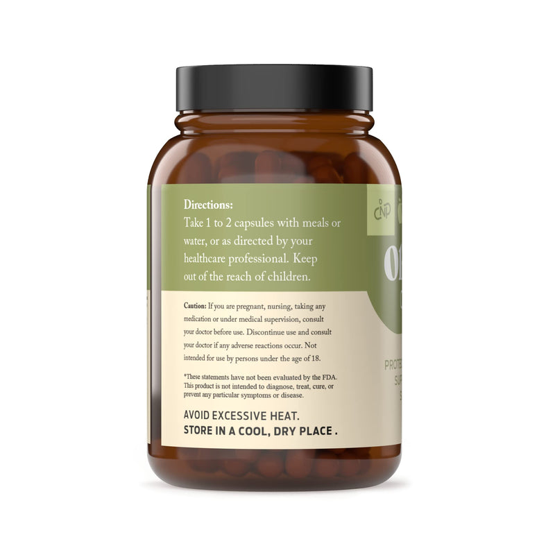 Complete Natural Products Organic Olive Leaf Capsules - 550mg, 100 Count, 1100mg per Serving (Pack of 2)