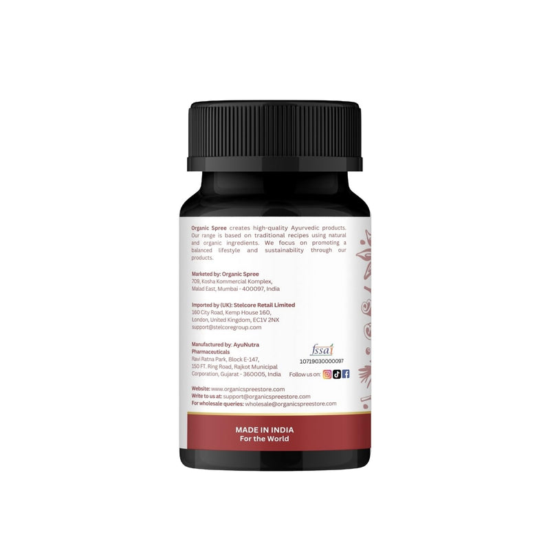 Organic Spree Triphala Guggulu 120 Tablets | Gut Health & Digestive Support - Ayurvedic, Vegetarian