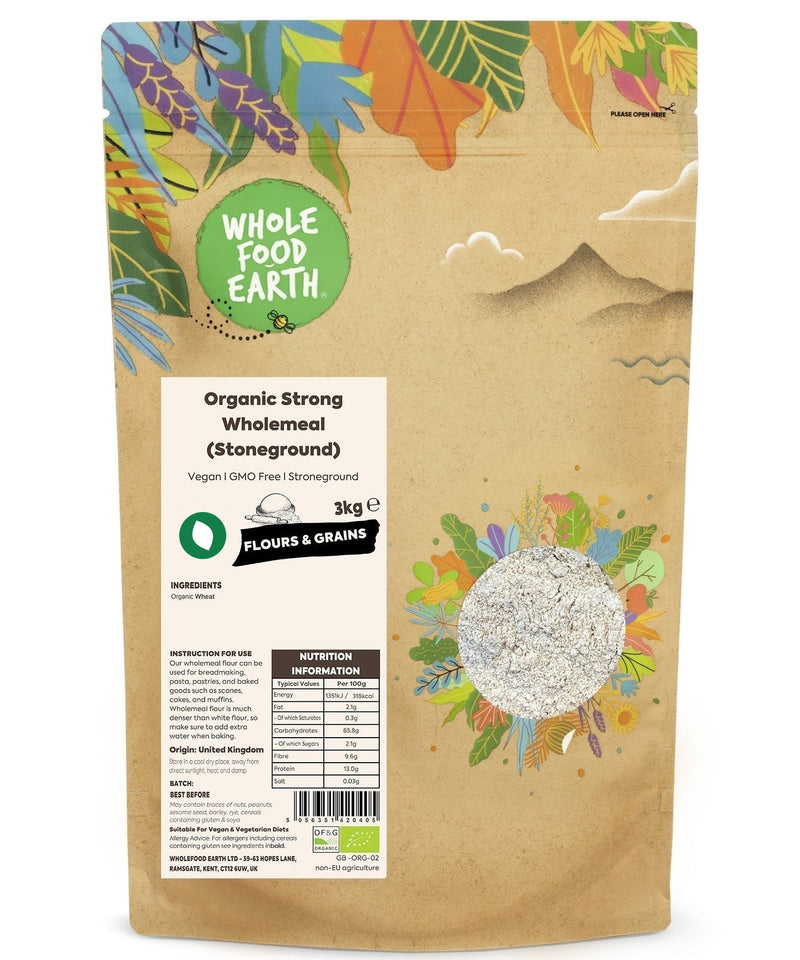 Organic Strong Stoneground Wholemeal