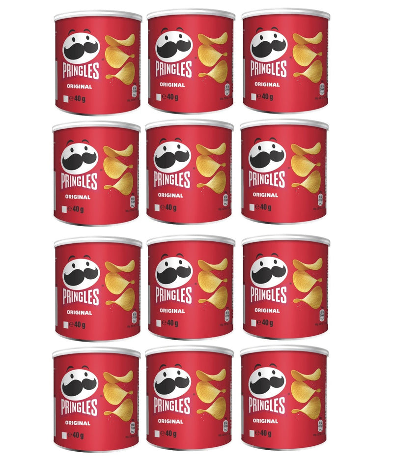 12 x Pringles Original 40Gm