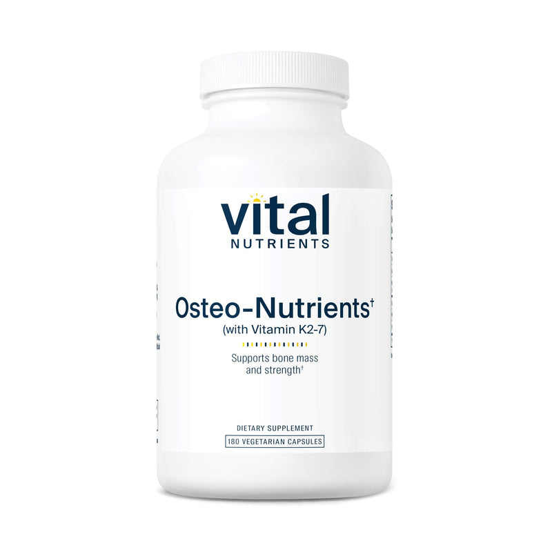 Vital Nutrients Osteo-Nutrients – K2+D3, Calcium & Magnesium for Bone & Heart Health