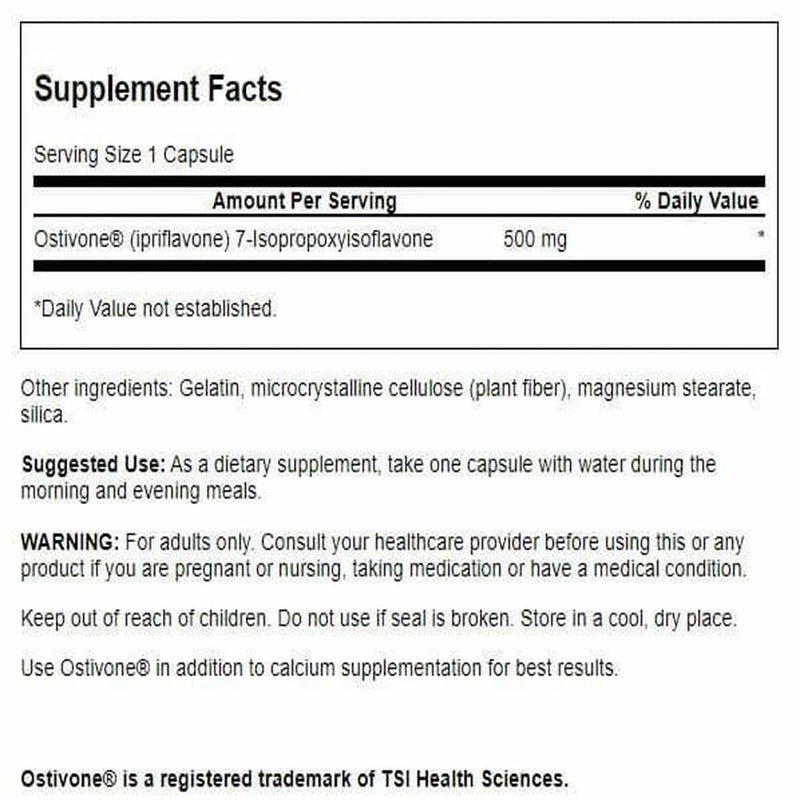 Swanson High Potency Ostivone 500 mg – 60 Capsules