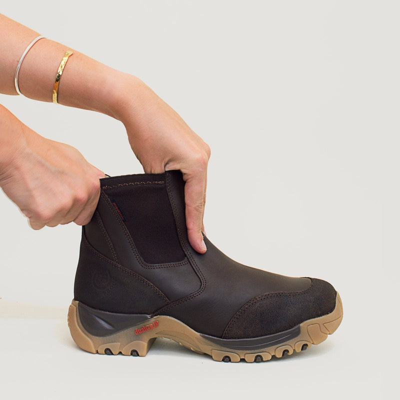 Ottawa Storm Waterproof Short Boots - Brown