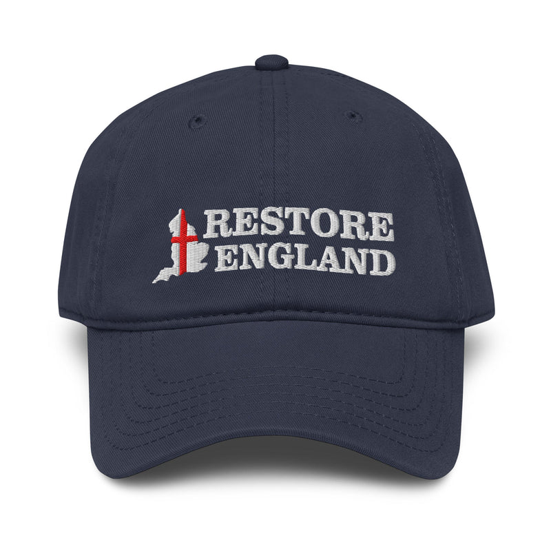 Restore England Cap - Embroidered Restore Britain Hat English Party Politics