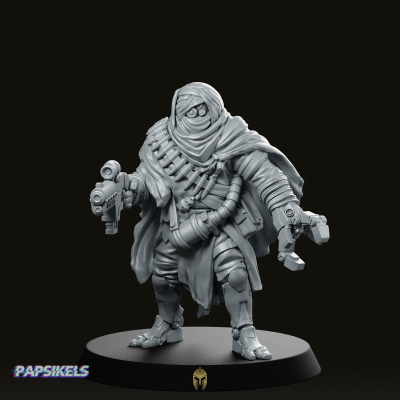 Outcast Ashwaste Ravager Miniature Cloaked Sci-Fi Raider