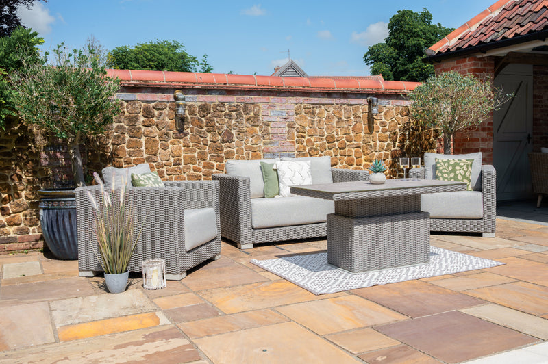 Winslow Deep Seating Lounge Set with Height Adjustable Table
