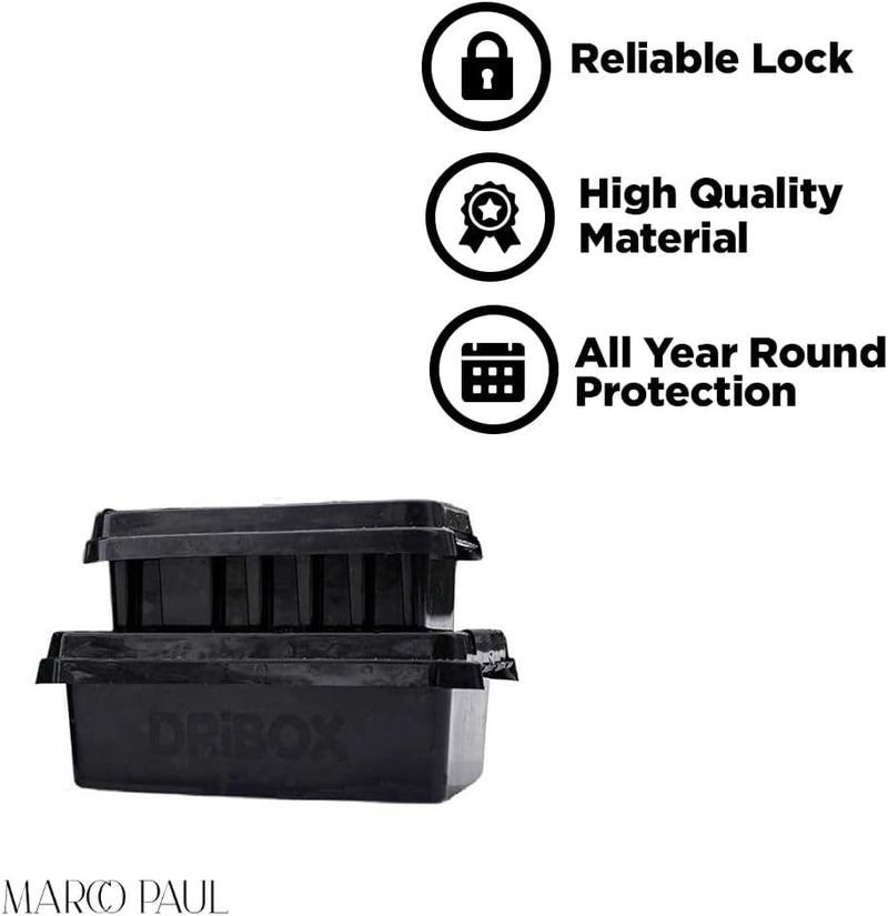 Large Weatherproof Outdoor Electrical Connection Box 33cm