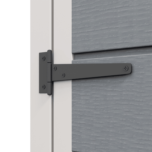 Outsunny 5' x 3' Garden Shed w/ Floor, Lockable Door, Window and Vent, Grey - InStock