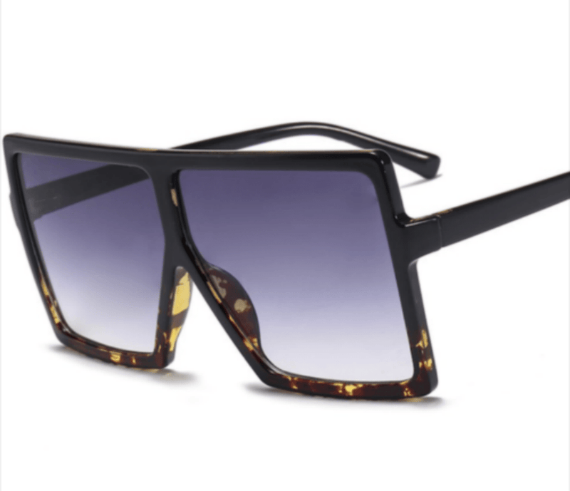 Oversized Square Flat Top Women Very Lrge Ladies Fashion Sunglasses Shade UV400 - InStock
