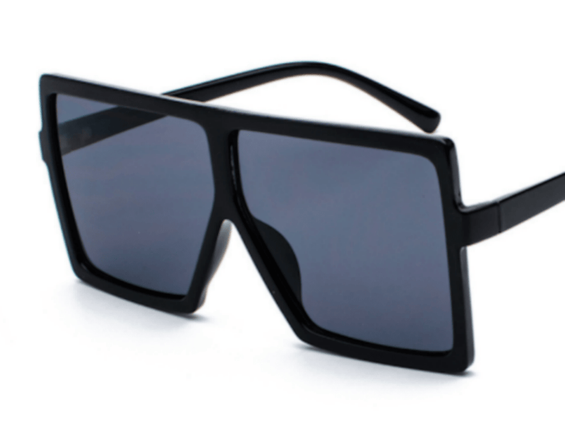 Oversized Square Flat Top Women Very Lrge Ladies Fashion Sunglasses Shade UV400 - InStock