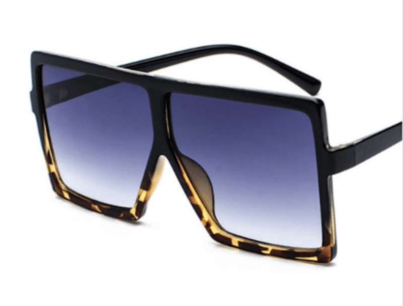 Oversized Square Flat Top Women Very Lrge Ladies Fashion Sunglasses Shade UV400 - InStock