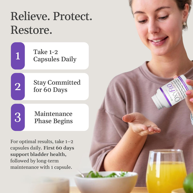 OxyFlo Bladder Control Supplement | Flowens Cranberry | 30 Servings | Made in USA