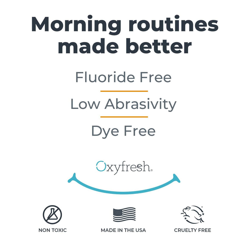 Oxyfresh Pro Formula Fresh Mint Toothpaste – Gentle Low Abrasion, Fluoride Free, 5.5 oz (Pack of 3)