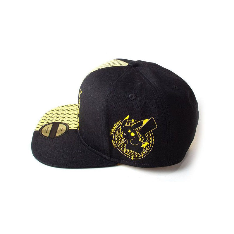 POKEMON Block Pikachu Snapback Baseball Cap