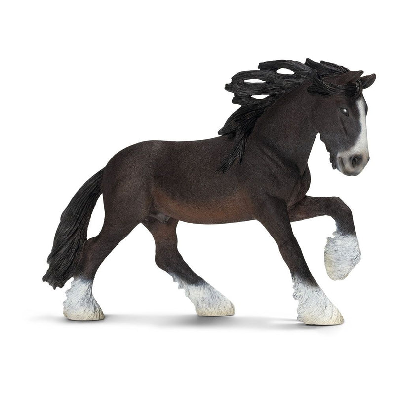 SCHLEICH Farm World Shire Stallion Toy Figure