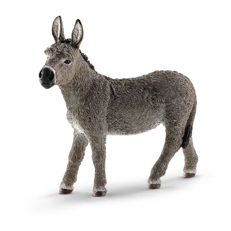 SCHLEICH Farm World Donkey Toy Figure