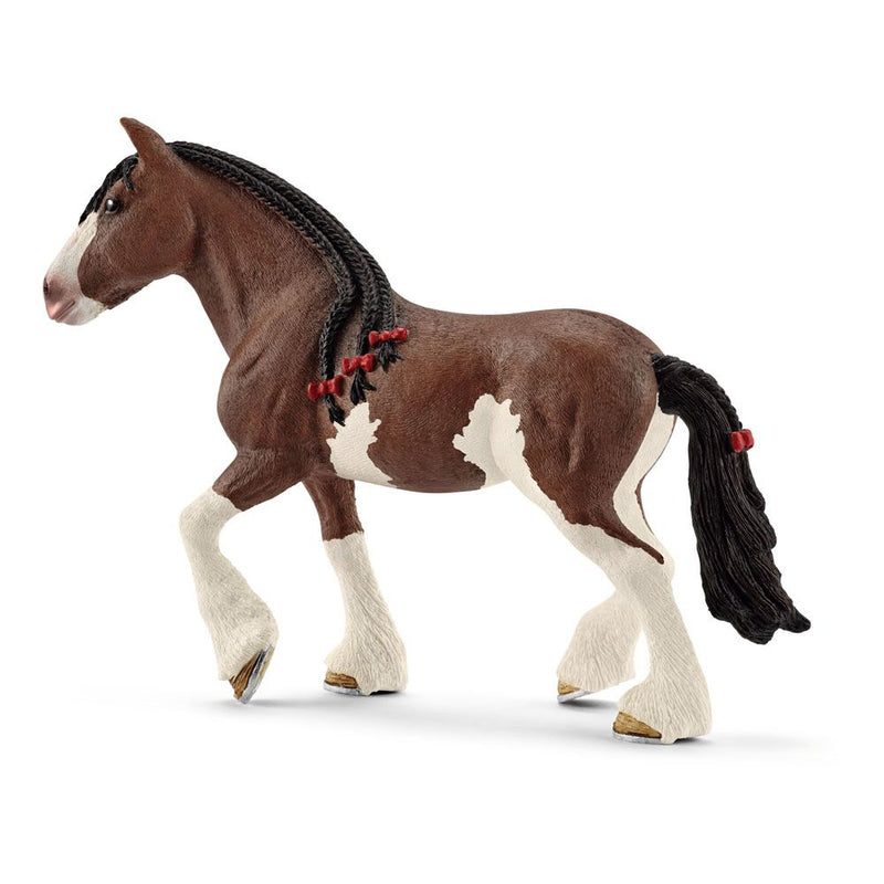 SCHLEICH Farm World Clydesdale Mare Toy Figure