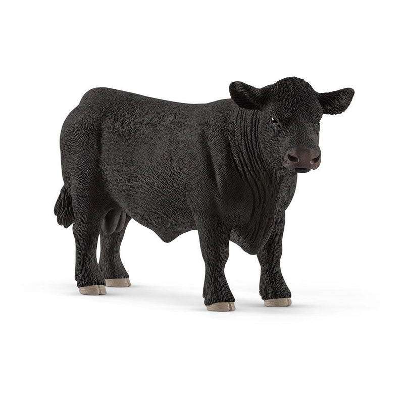 SCHLEICH Farm World Black Angus Bull Toy Figure