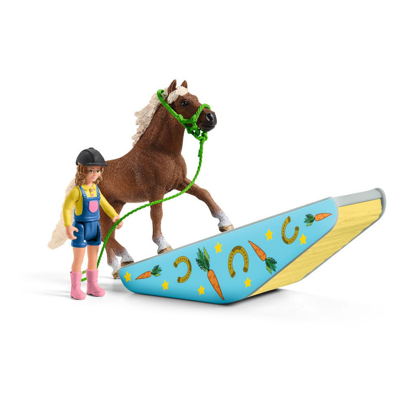 SCHLEICH Farm World Pony Agility Training Toy Playset, 3 to 8 Years, Multi-colour