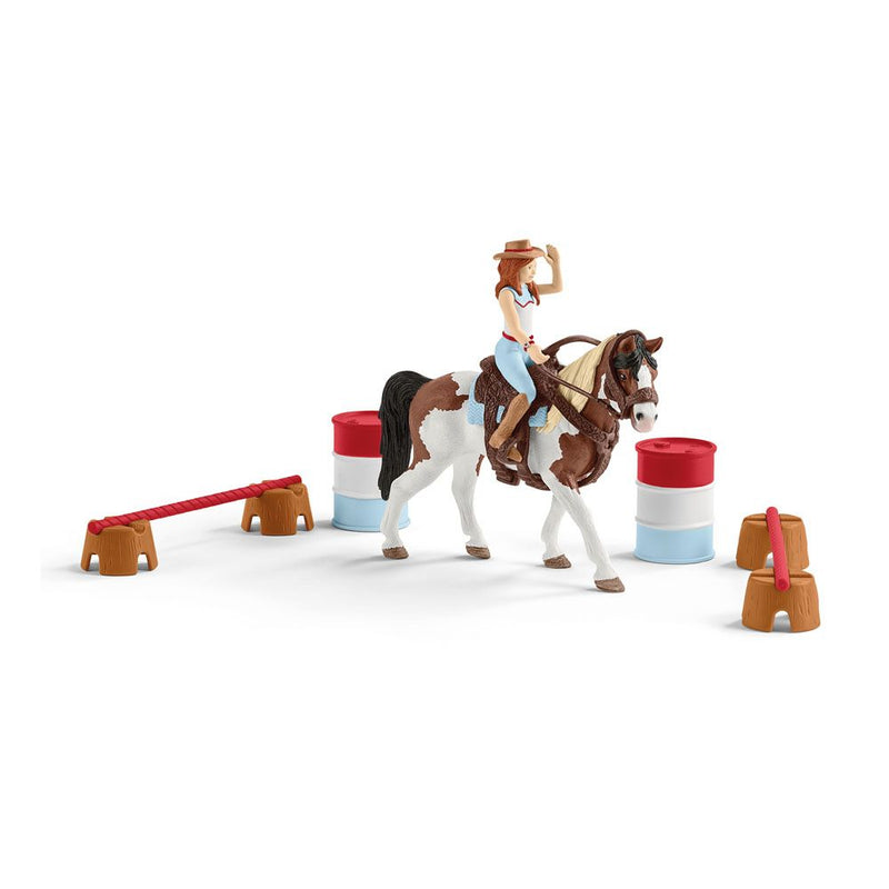 SCHLEICH Horse Club Hannah's Western Riding Set Toy Playset, 5 to 12 Years, Multi-colour