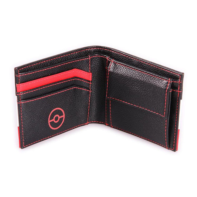 POKEMON Pikachu Striped Tri-colour All-Over Print Bi-fold Wallet