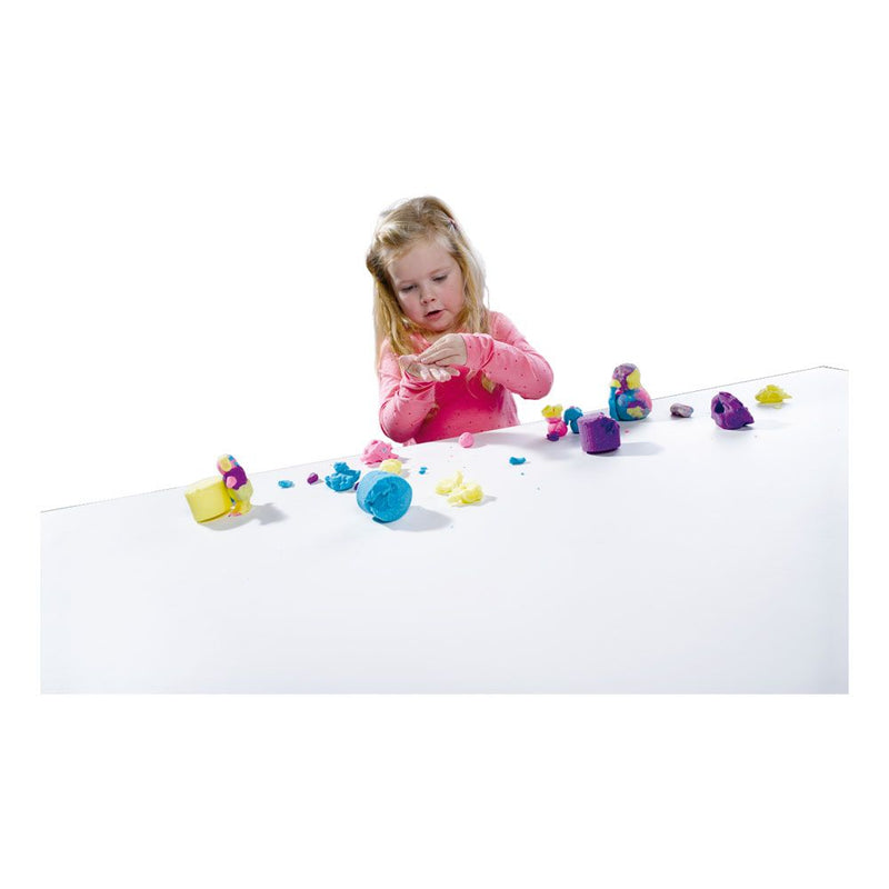 SES CREATIVE Children's Glitter Clay Modelling Dough Set, 4 Colour Pots, 2 to 12 Years, Multi-colour